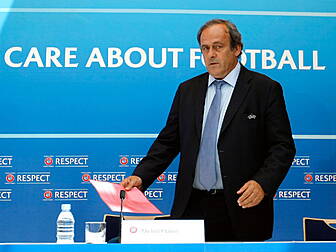 Platini hits out at "sleep...